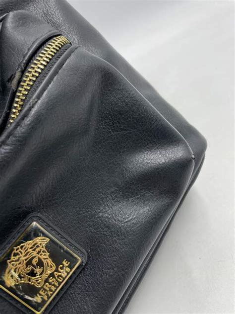 versace parfums black backpack